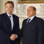 Downing Street officials were nervous about the meeting between Tony Blair and Silvio Berlusconi, newly released files show