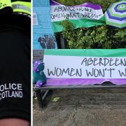 Police issued a statement after the Women Won't Wheesht event in Aberdeen