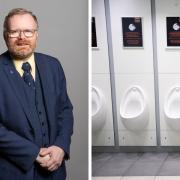 SNP MP Martyn Day is backing a campaign which would see hygiene bins installed in men's toilets