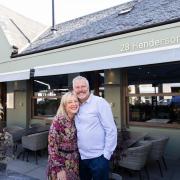 Julia and Nick Nairn outside their new restaurant