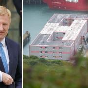Dowden claimed safety concerns about the barge were 'politically motivated'