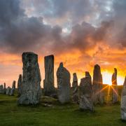 Mystery still surrounds the origins of the standing stones at Calanais on the Isle of Lewis