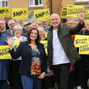 Stephen Flynn joined Westminster by-election candidate Katy Loudon on the campaign trail