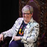 SNP MP Joanna Cherry during her show In Conversation With... at the Grand Hall, New Town Theatre
