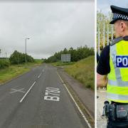 Police have confirmed that a woman died following a vehicle fire on the B780, Ardrossan