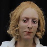 The recreation of Bonnie Prince Charlie's face was made using his death masks