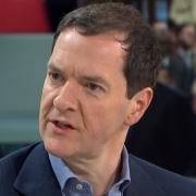 George Osborne said the gap between rich and poor did not get bigger while he was chancellor