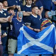 Scotland fans booed during the English national anthem at Hampden Park on Tuesday