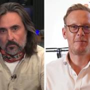 Neil Oliver said he would defend Laurence Fox's right to 'speak freely'