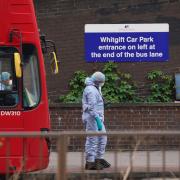 Forensic investigators on scene in south London