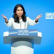 Home Secretary Suella Braverman spoke at the Conservative conference on Tuesday
