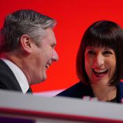 Labour leader Keir Starmer (left) with his shadow chancellor Rachel Reeves