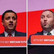 Scottish Labour leader Anas Sarwar (left) claims his party backs devolution of more powers, but shadow Scottish secretary Ian Murray is having none of it