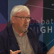 Richard Murphy speaks during Debate Night