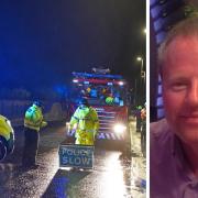 John Gillan died after his van was struck by a tree during Storm Babet