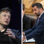 Elon Musk hit out at the Scottish First Minister