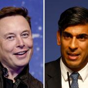 Elon Musk (left) and Prime Minister Rishi Sunak will appear 'in conversation' after the UK AI summit