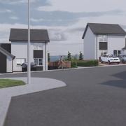 Visual of the new housing development at the former Tate & Lyle site in Greenock