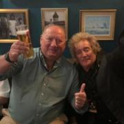 Rod Stewart has visited a pub for the tenth time in 18 months