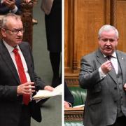 Both Pete Wishart (left) and Ian Blackford (right) were left fuming with the way Levelling Up funding was allocated