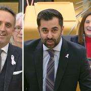 Scottish LibDem leader Alex Cole-Hamilton and SNP First Minister Humza Yousaf
