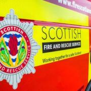 The Scottish Fire and Rescue Service was called to the cafe in Glasgow late on Sunday