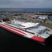 The MV Alfred has been serving the Ardrossan Brodick route recently