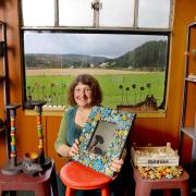 Fiona Guinan of The Station Cat Pottery in Pitlochry is one of the participating artists