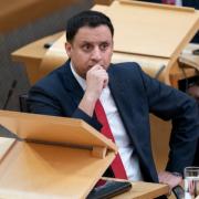 Scottish Labour leader Anas Sarwar pictured in the Holyrood chamber