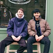 Mark Hillan (left) and Umar Mumtaz (right), owners of Morning Tea Vintage