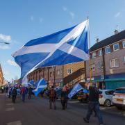 What miraculous barrier to democratically chosen Scottish independence can London erect? 
Photograph: Colin Mearns