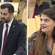 Humza Yousaf and Pam Gosal had a heated exchange in the chamber