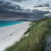 West Beach with the mountains of Harris in the background (Photo by: Martin Zwick/REDA&CO/Universal Images Group via Getty Images)