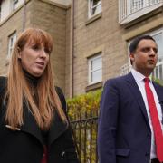 Labour deputy leader Angela Rayner campaigning with Scottish Labour's Anas Sarwar in 2023