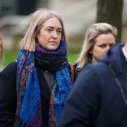 Brianna Ghey's mother Esther Ghey arrives at Manchester Crown Court