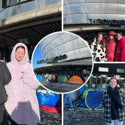 Fans are camping outside the Finnieston venue, with some having travelled from as far afield as Australia