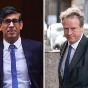 Prime Minister Rishi Sunak has been asked to open an investigation into Scottish Secretary Alister Jack (right)