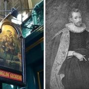 The Jinglin' Geordie (Copyright: Kim Traynor) and George Heriot, founder of Heriot's Hospital