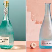 Lind and Lime's gin bottle (left) and BrewDog's Casa Rayos tequila bottle