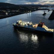 The MV Glen Sannox has been undergoing her first sea trials this week