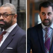 Home Secretary James Cleverly (left) urged First Minister Humza Yousaf to do more to support displaced people, but Scotland hosts 50% more than England per capita