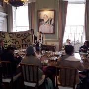 Climate activists stage sit-in at Holyrood Palace to protest food insecurity