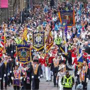 Orange Order marches are still popular in Glasgow, but are rarely seen in the north east