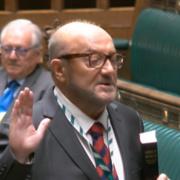 George Galloway sworn in as the new MP for Rochdale