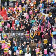The Stand Up To Racism march takes place in Glasgow every year