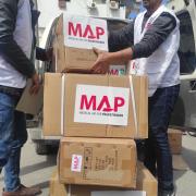 Medical Aid for Palestinians are distributing aid on the ground in Gaza despite challenging conditions