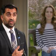 Humza Yousaf said he is 'praying for her swift recovery'