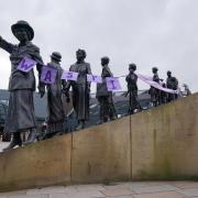 WASPI protesters pictured in Glasgow