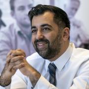 First Minister Humza Yousaf pictured at Edinburgh University