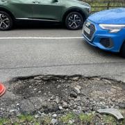 Scotland's worst roads for potholes have been revealed in new research